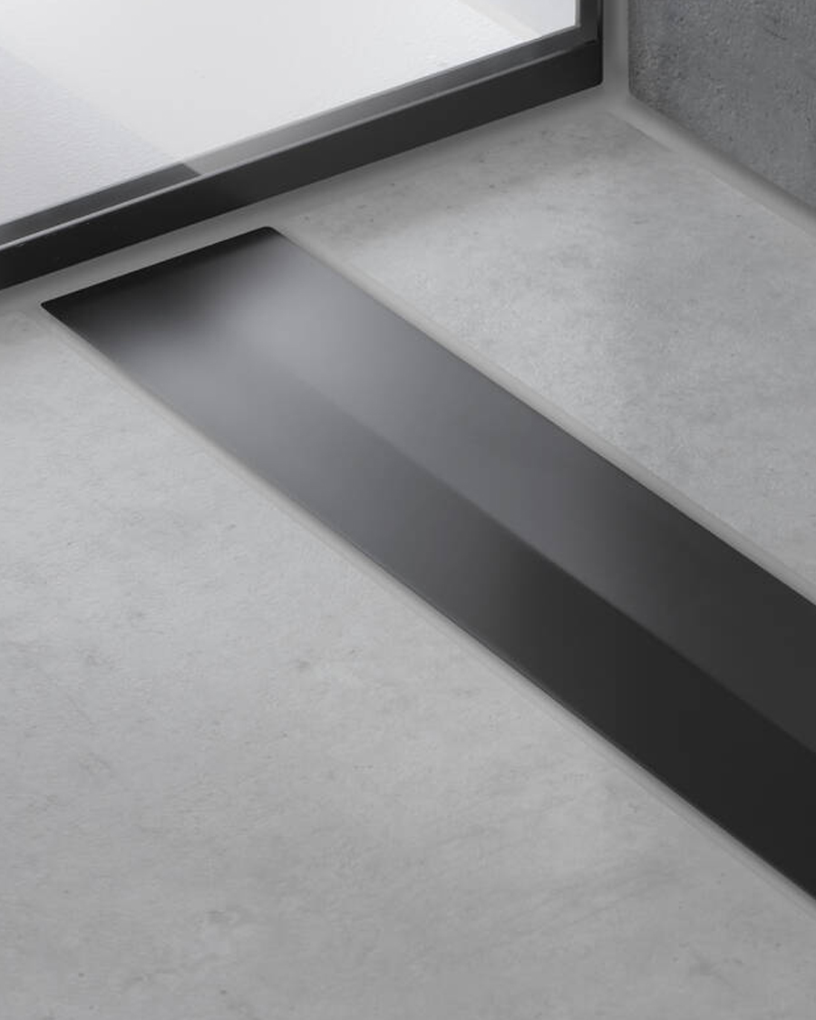 Hansgrohe tuš kanalica Raindrain Flex, 70 cm, mat crna