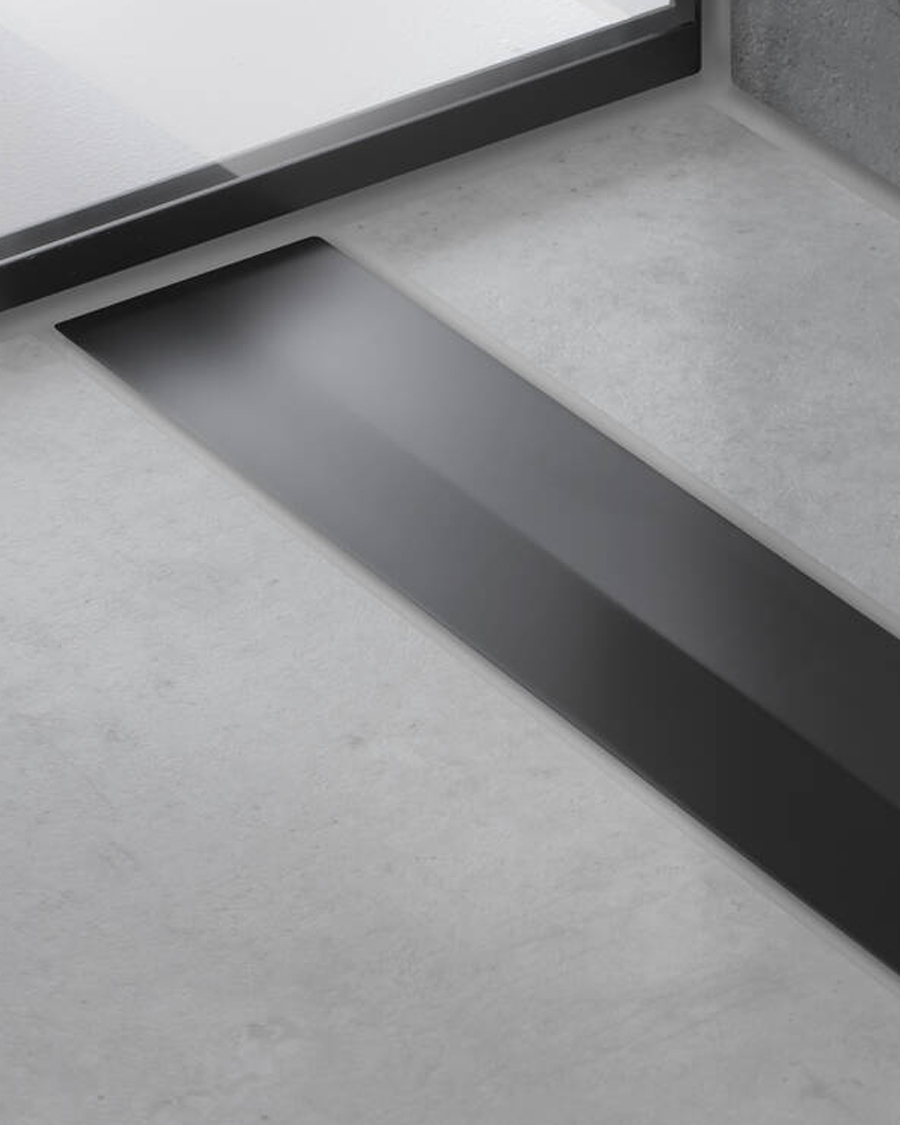 Hansgrohe tuš kanalica Raindrain Flex, 80 cm, mat crna