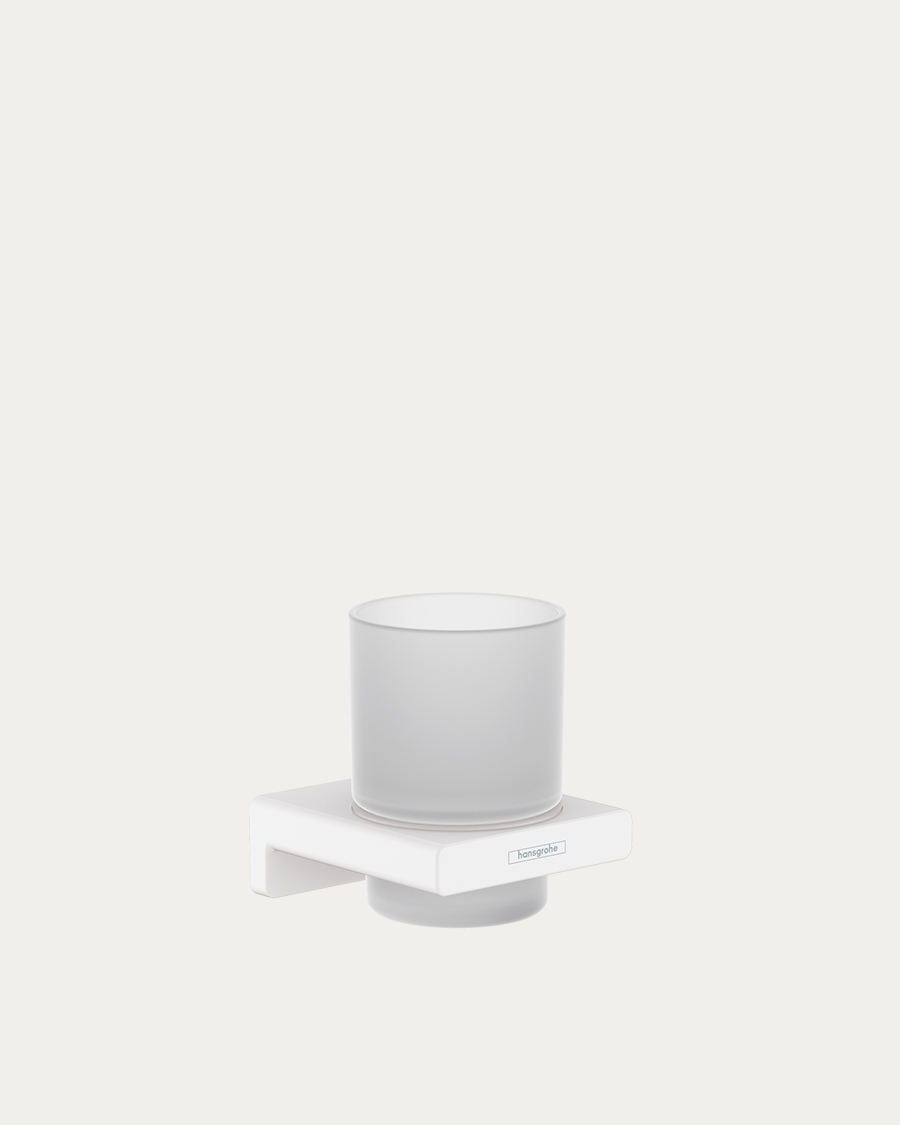Hansgrohe čaša zidna AddStoris, matt white