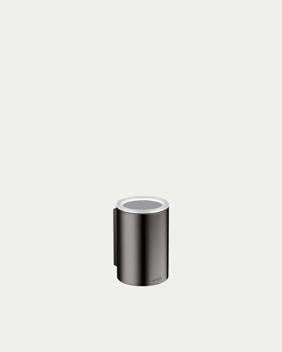 Hansgrohe Axor čaša zidna Circular, polished black chrome