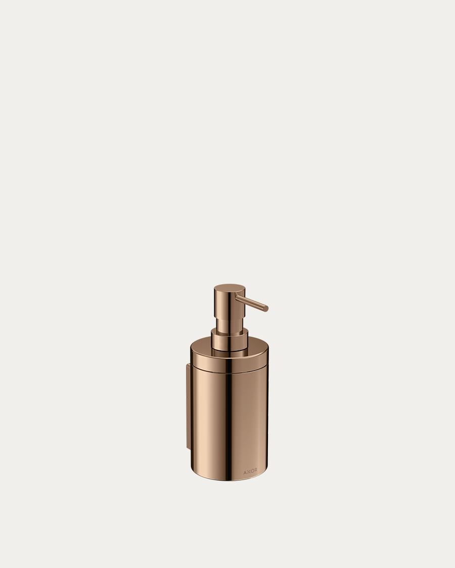 Hansgrohe Axor dozator sapuna zidni Circular, polished red gold