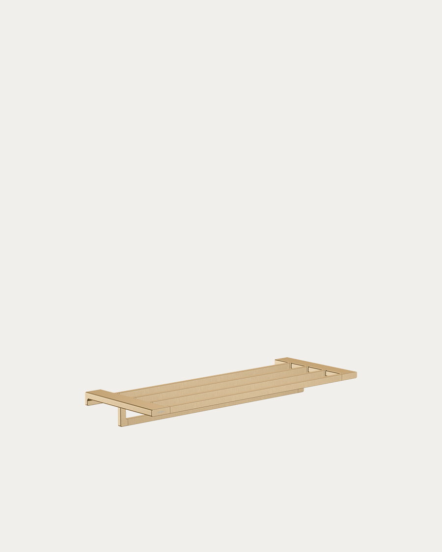 Hansgrohe stalak za ručnike i držačem AddStoris, brushed bronze