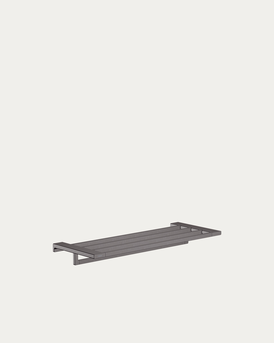 Hansgrohe stalak za ručnike i držačem AddStoris, brushed black chrome