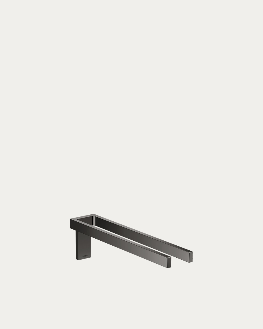 Hansgrohe Axor držač ručnika sa dvije ručke Rectangular, polished black chrome