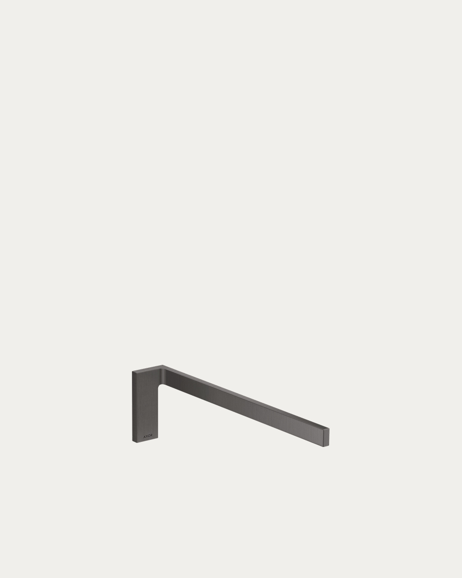 Hansgrohe Axor držač ručnika sa jednom ručkom Rectangular, brushed black chrome