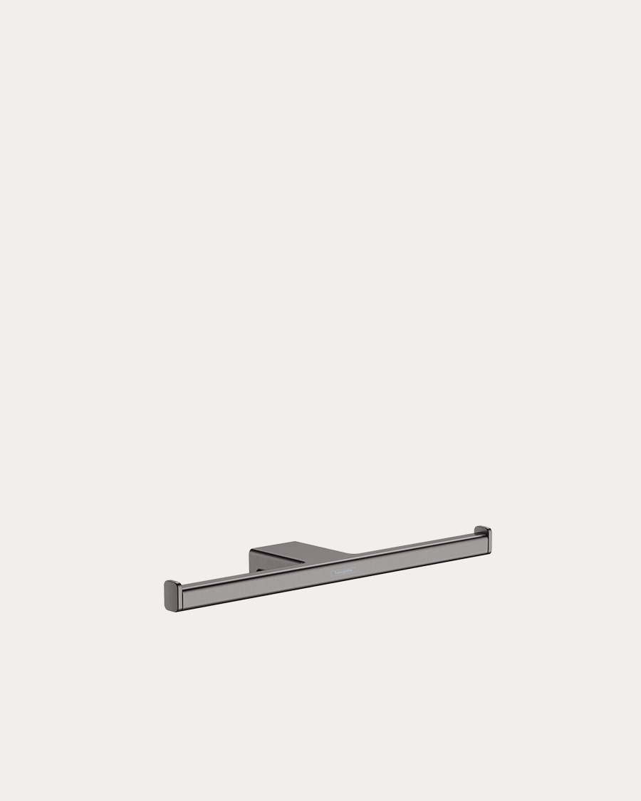 Hansgrohe držač toaletnog papira 2/2 AddStoris, brushed black chrome