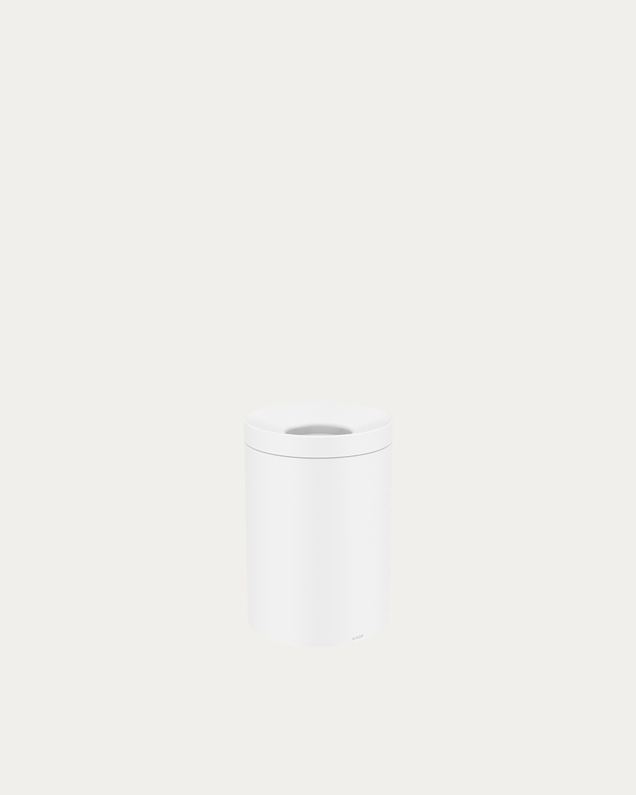 Hansgrohe Axor koš za smeće Circular, matt white