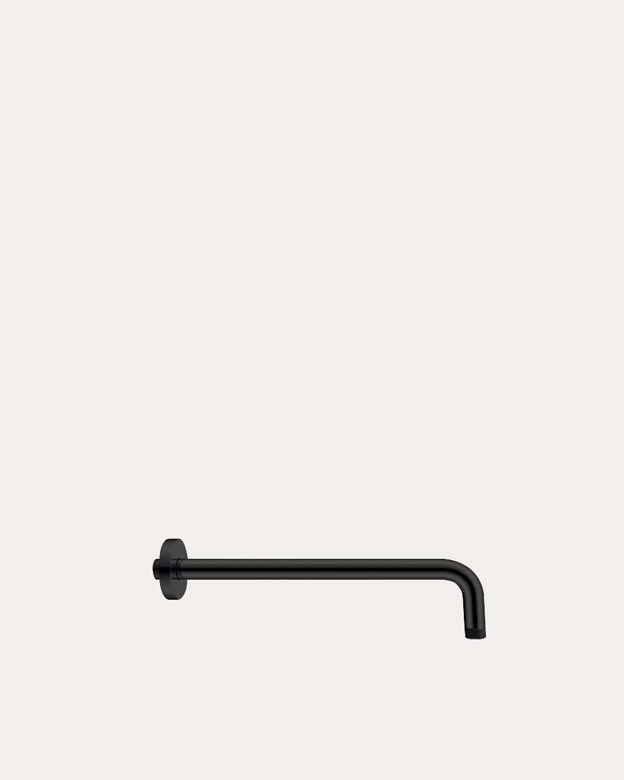 Idealaqua cijev za tuš ružu.30 cm, crna