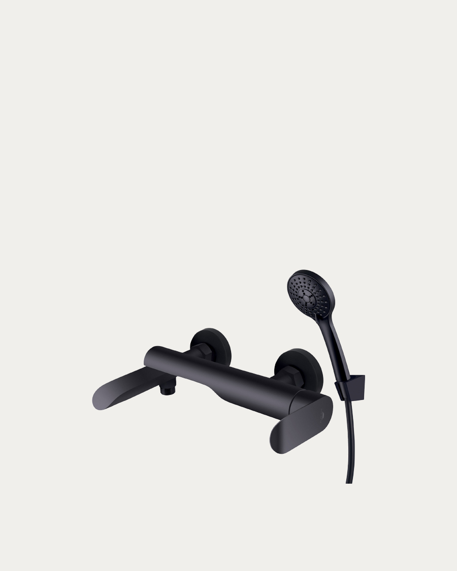 Rubineta Ultra miješalica za kadu, crna