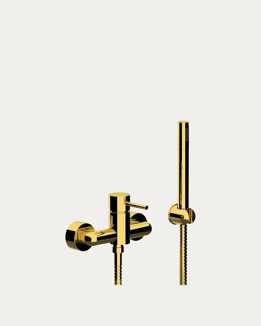 Remer x39 miješalica za tuš kadu, zlatna