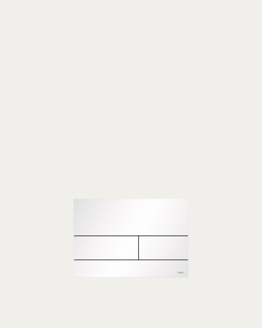 Tipka za vodokotlić TECEsquare II, metalna, mat bijela