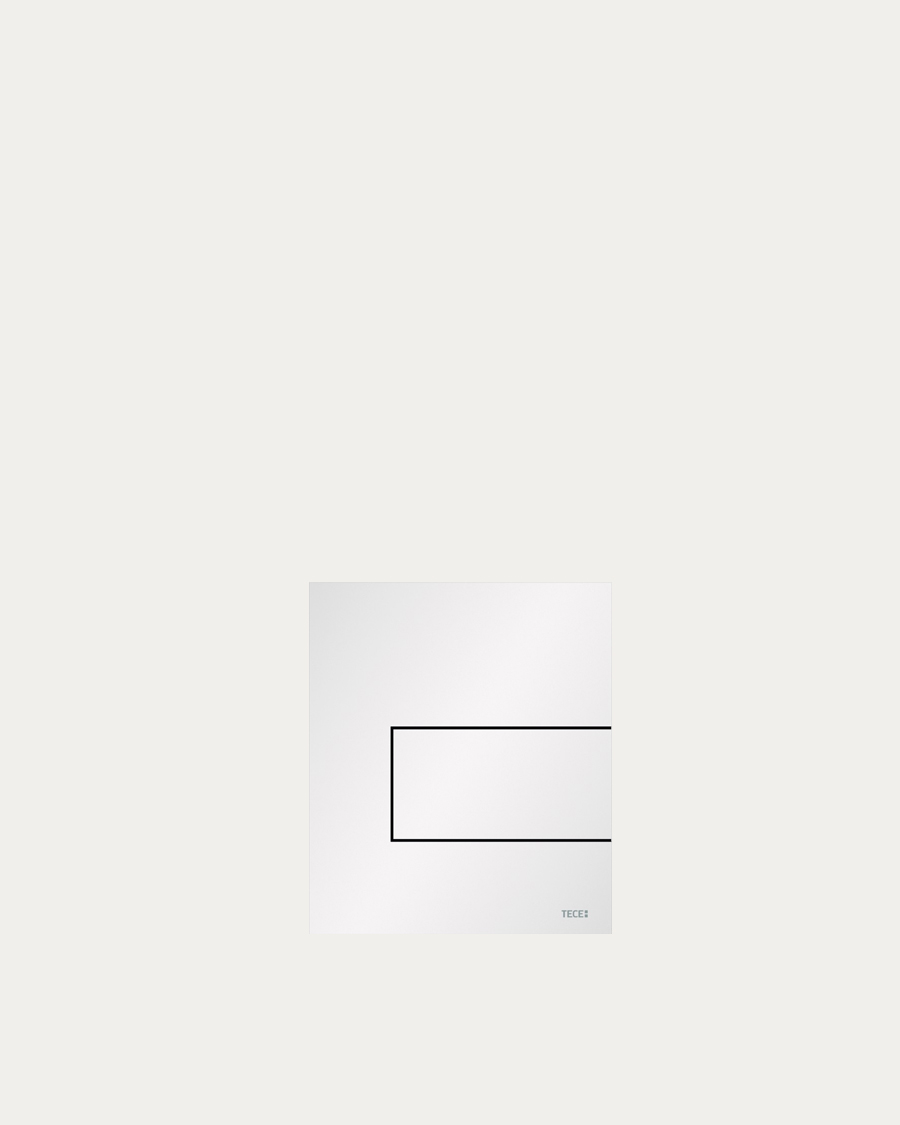 Tipka za pisoar TECEsquare II, metalna, bijela