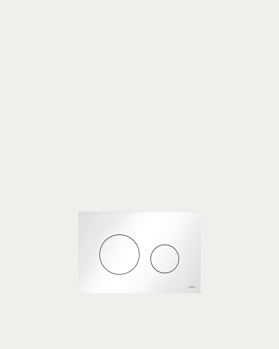 Tipka za vodokotlić TECEloop, bijela