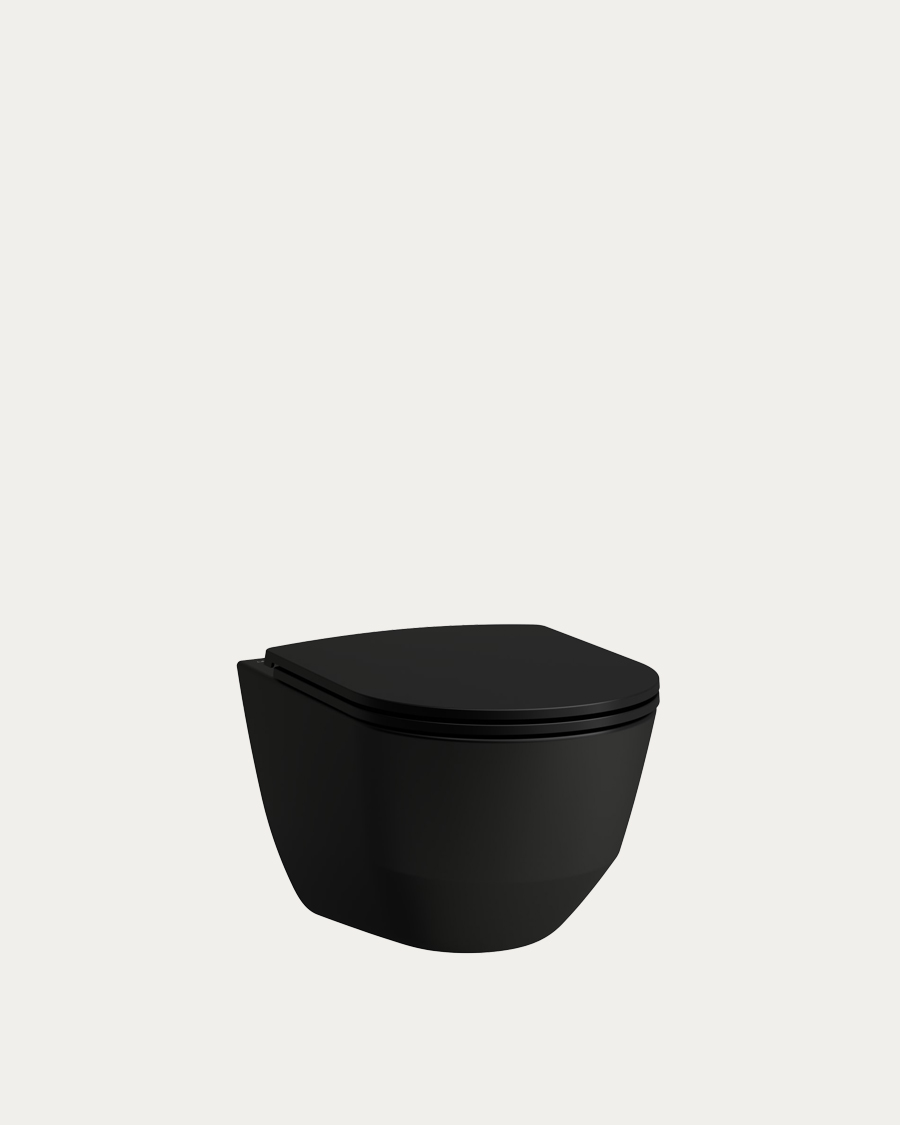 Laufen viseća toaletna školjka Pro New, rimless, 53 cm, crna