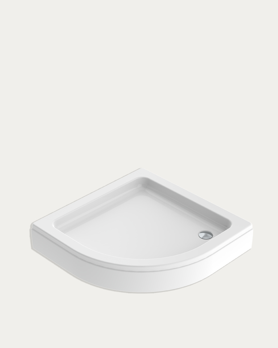 Aquaestil tuš kada polukružna Projecta, 80 cm, sa oblogom