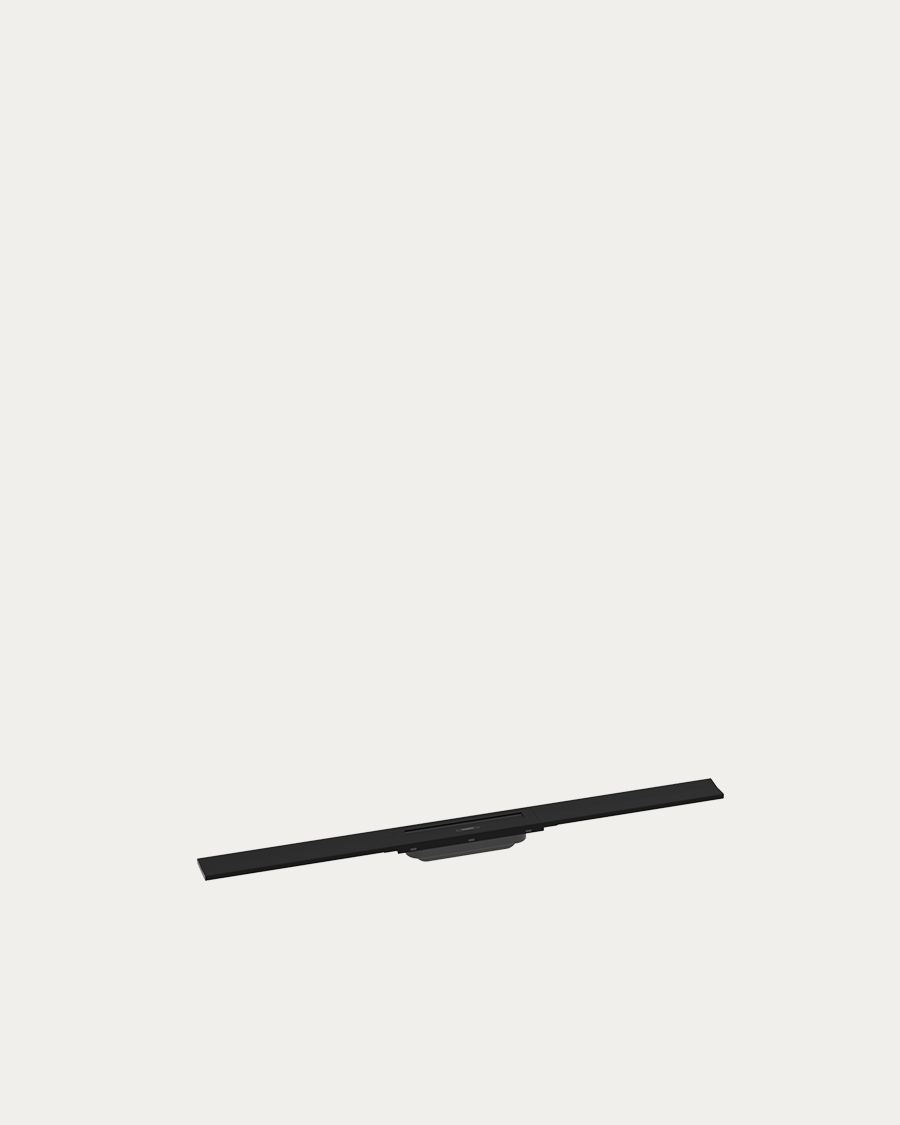 Hansgrohe tuš kanalica Raindrain Flex, 90 cm, mat crna