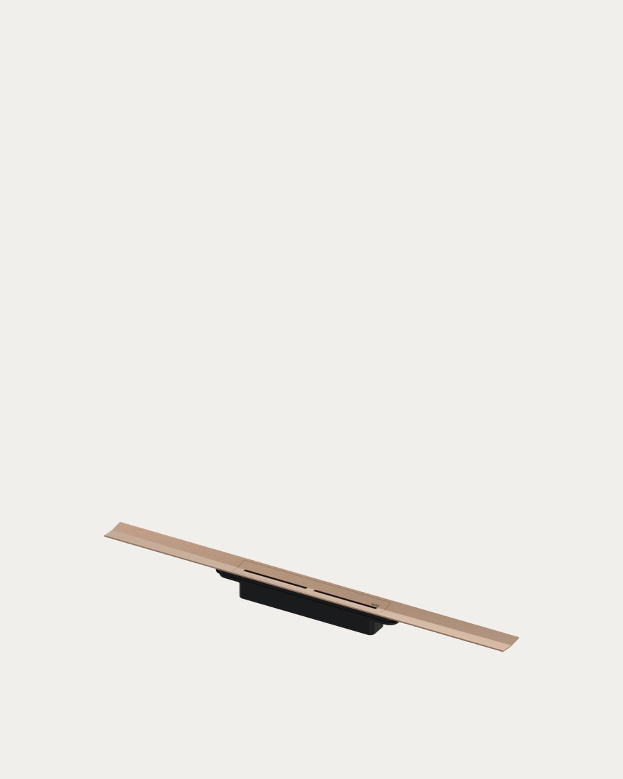 TECEdrainprofil tuš kanalica, 80 cm, četkano crveno zlato