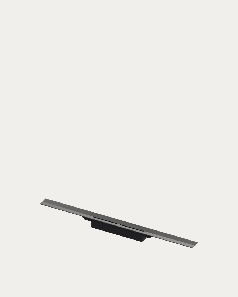TECEdrainprofil tuš kanalica, 120 cm, četkana crna/krom