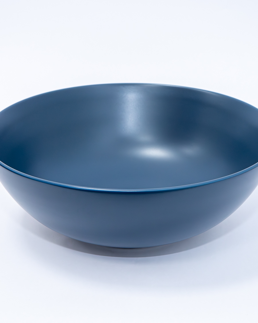 Idealaqua umivaonik nadgradni na ploču HK Round 41,5, plavi, sa gornjim dijelom sifona