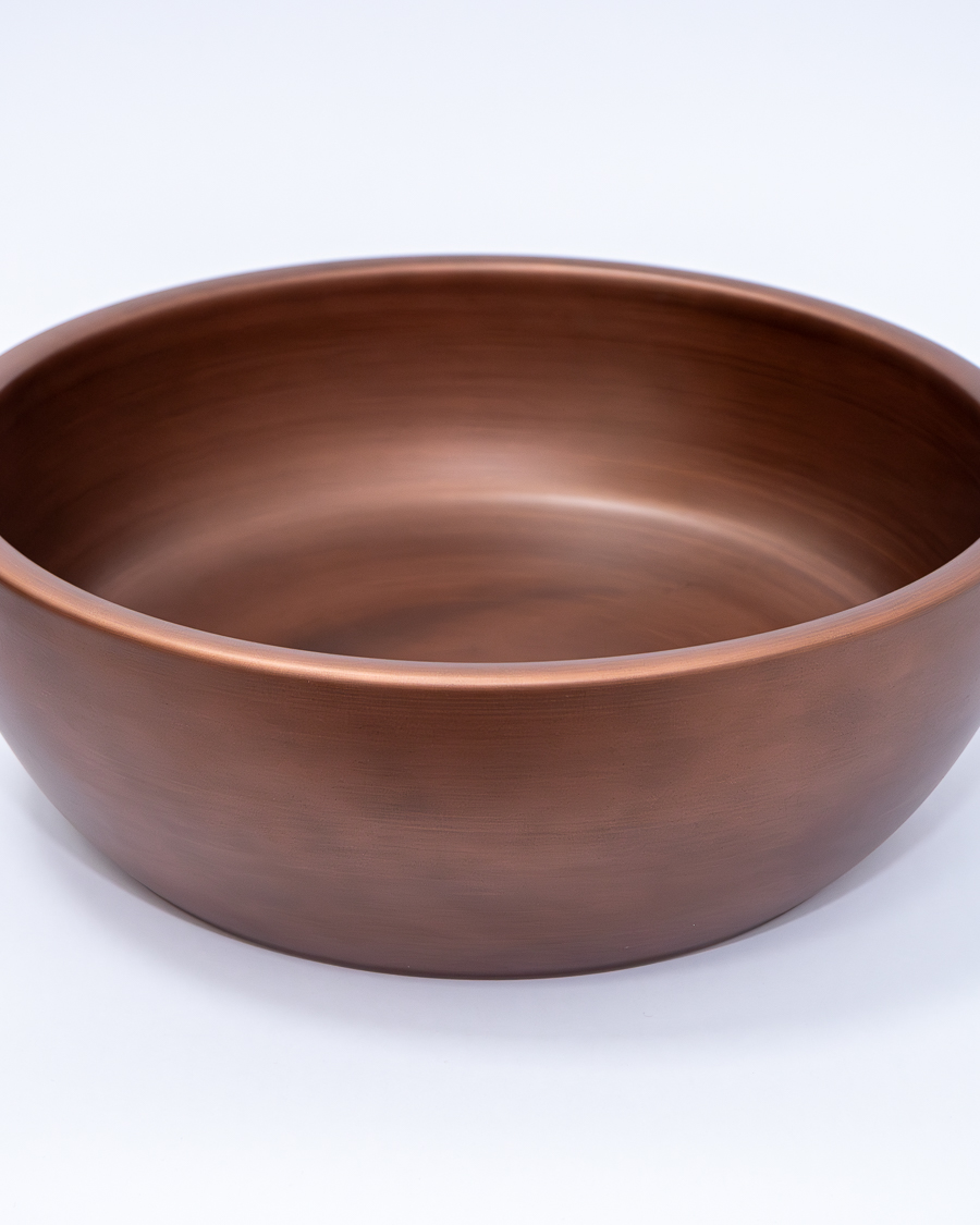 Idealaqua umivaonik nadgradni na ploču HK Kardano 41, crveno zlato, sa gornjim dijelom sifona