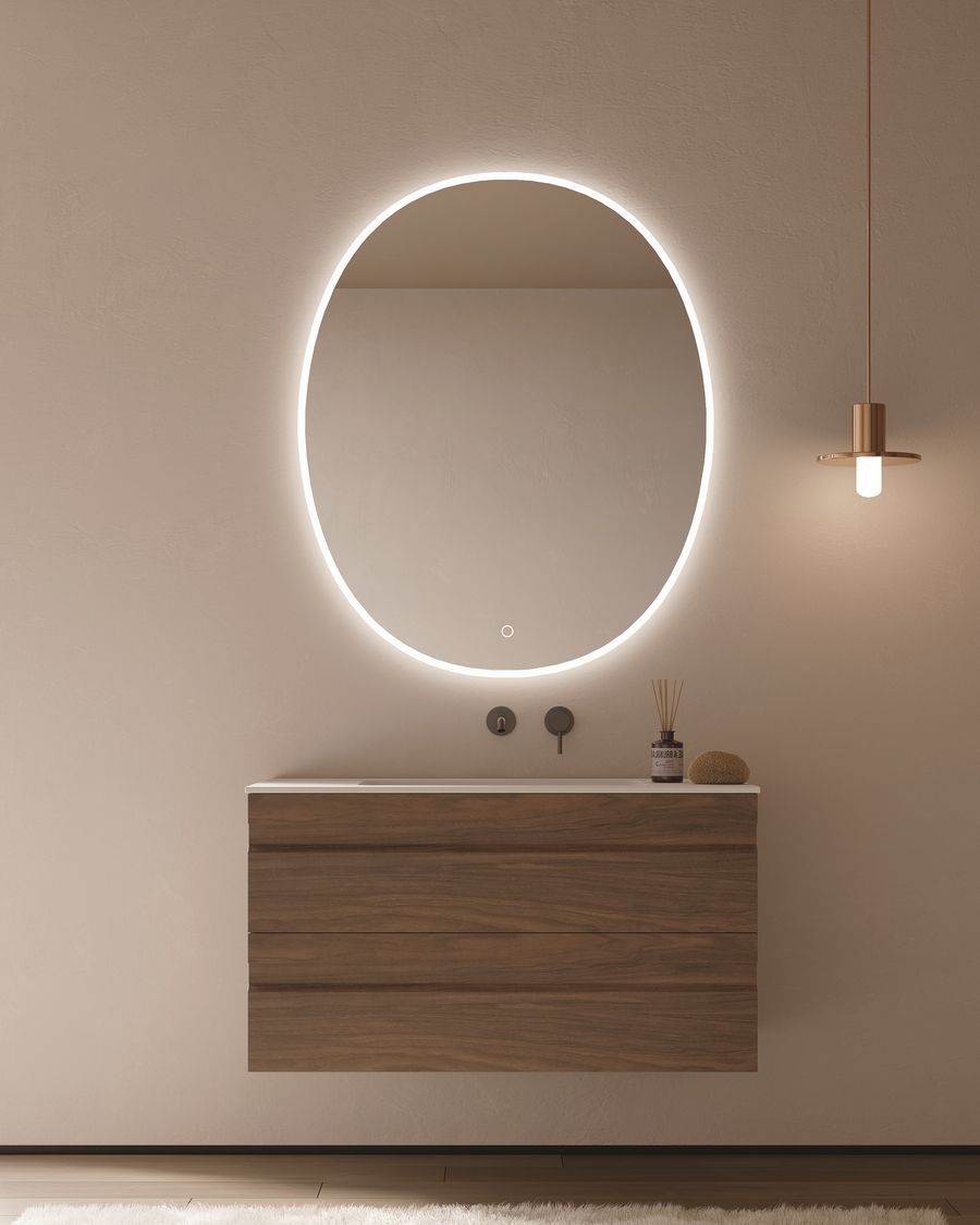 Idealaqua R Curve ogledalo, 80×100 cm