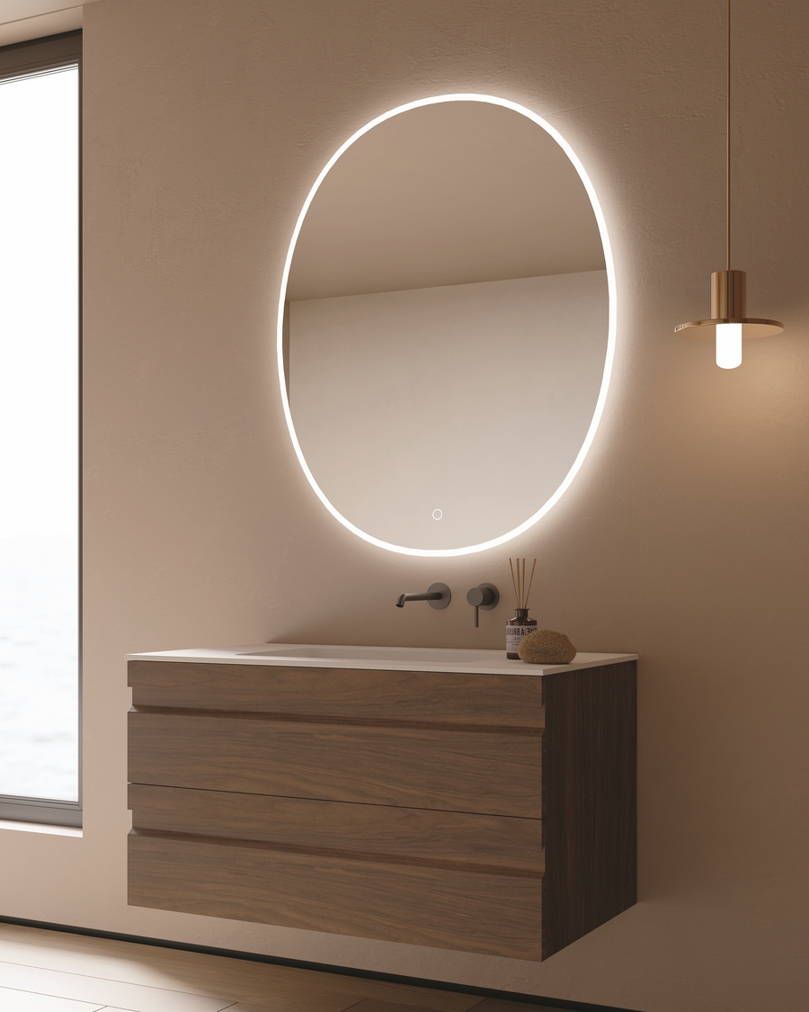 Idealaqua R Curve ogledalo, 80×100 cm