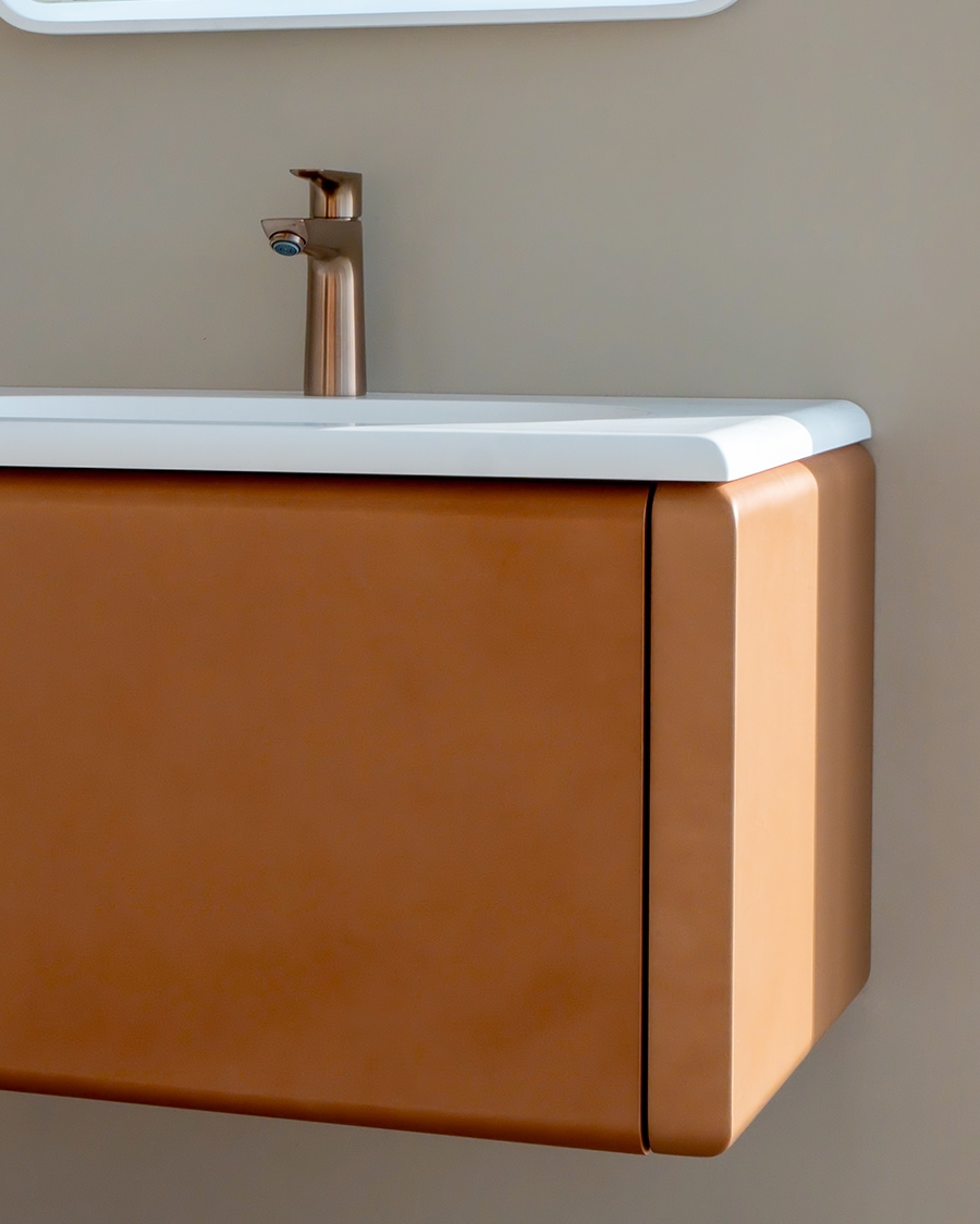 Idealaqua R Moroso ormarić s umivaonikom 75 cm, brončani