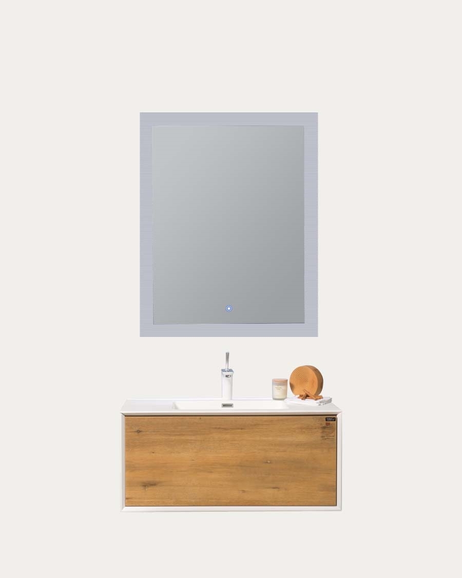 Idealaqua Furla 750, ormarić s umivaonikom, drvo