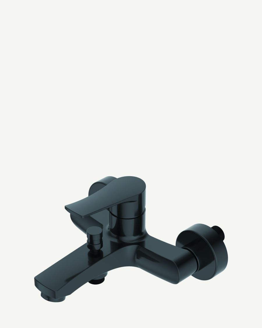 Idealaqua Lory miješalica za kadu, crna