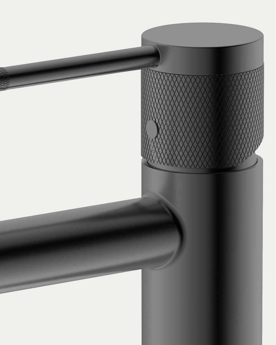 Idealaqua Siena miješalica za umivaonik, gun metal, visoka