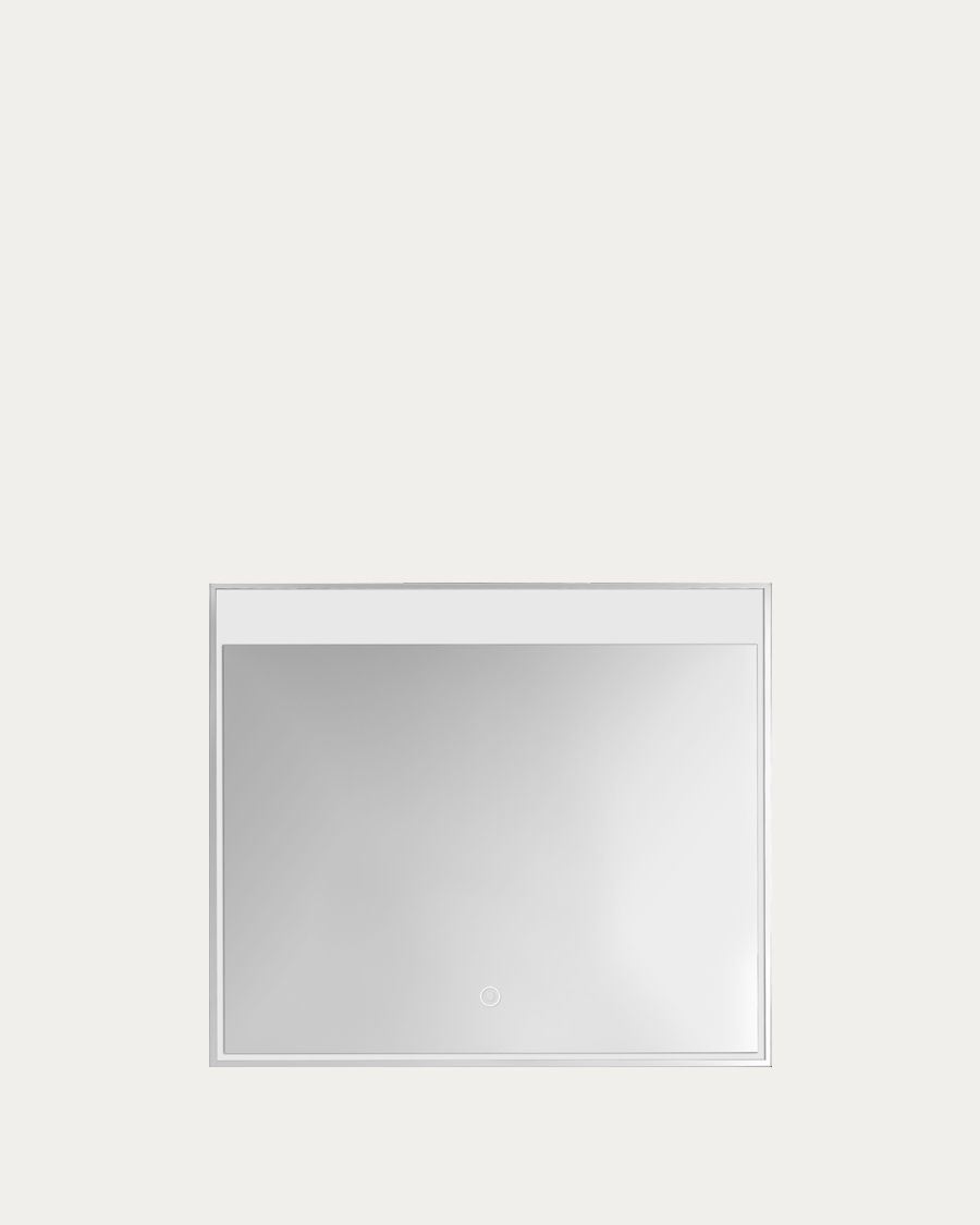 Idealaqua ogledalo Slim s LED rasvjetom, 70×60 cm