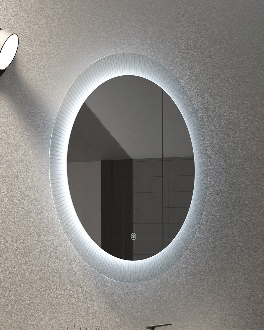 Idealaqua ogledalo Molia s LED rasvjetom, 80 cm