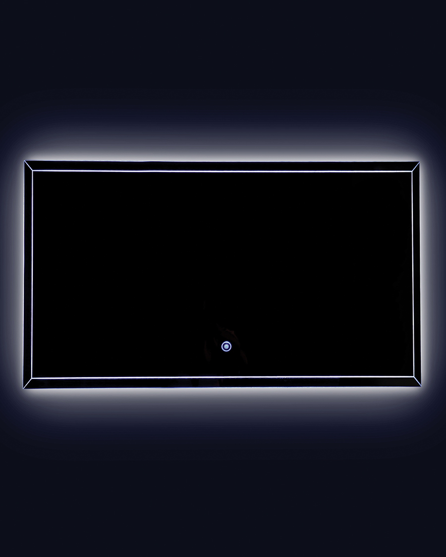 Idealaqua ogledalo Fiona s LED rasvjetom, 90×60 cm