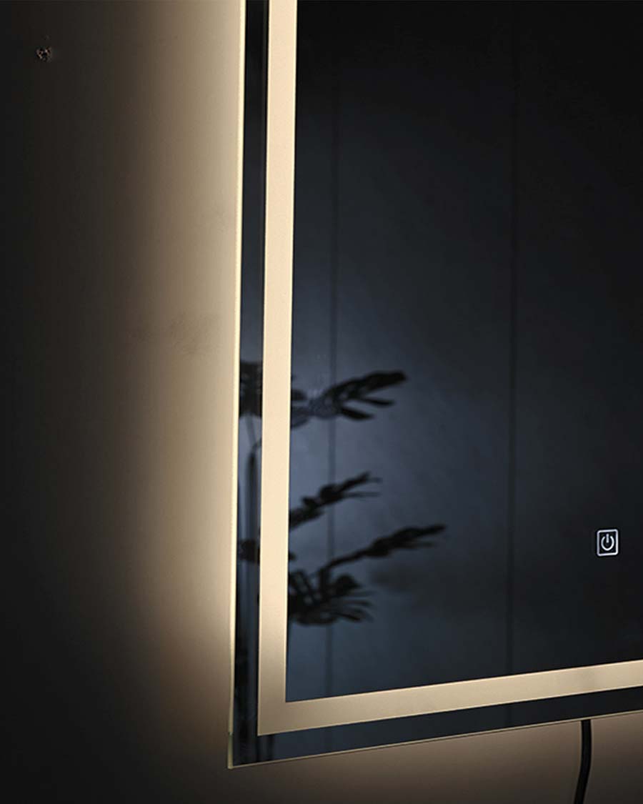 Idealaqua ogledalo s LED rasvjetom, 60×80 cm