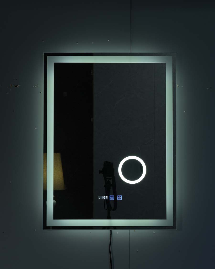 Idealaqua ogledalo s LED rasvjetom, 60×80 cm