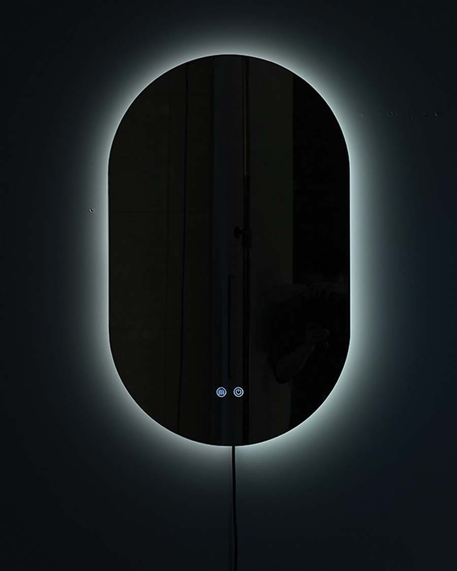 Idealaqua ogledalo s LED rasvjetom, 50×80 cm