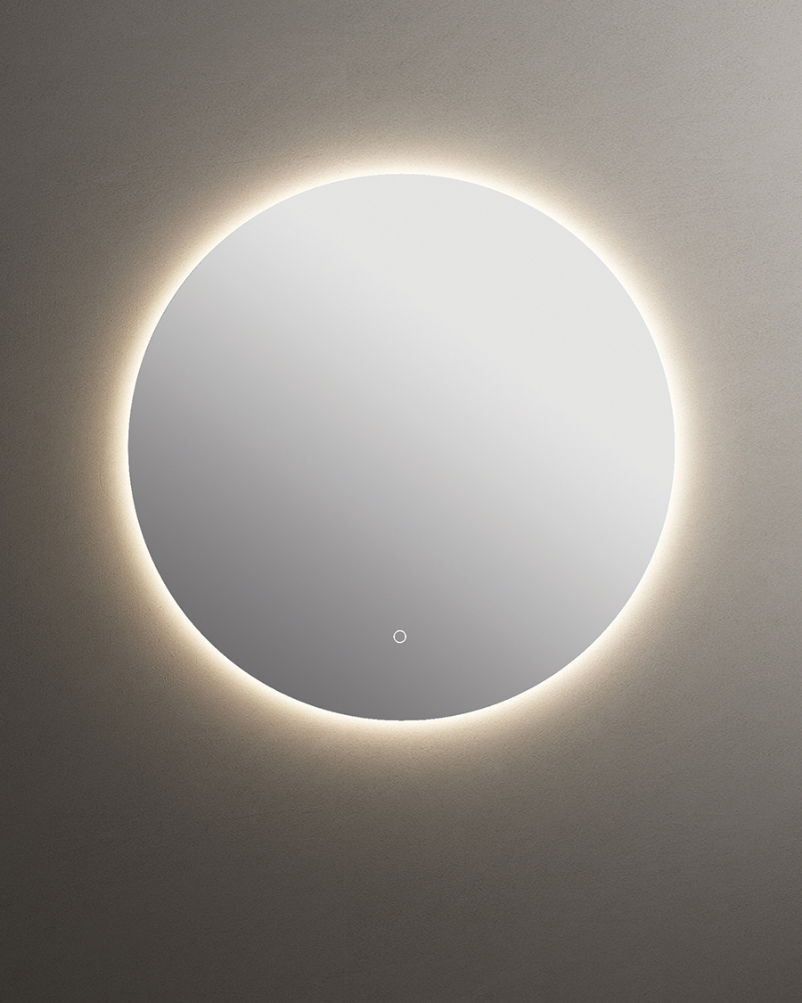 Idealaqua ogledalo s LED rasvjetom R, 80 cm