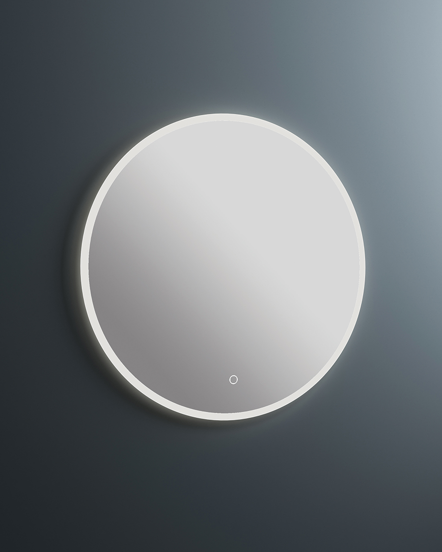 Idealaqua ogledalo s LED rasvjetom R, 80 cm, B