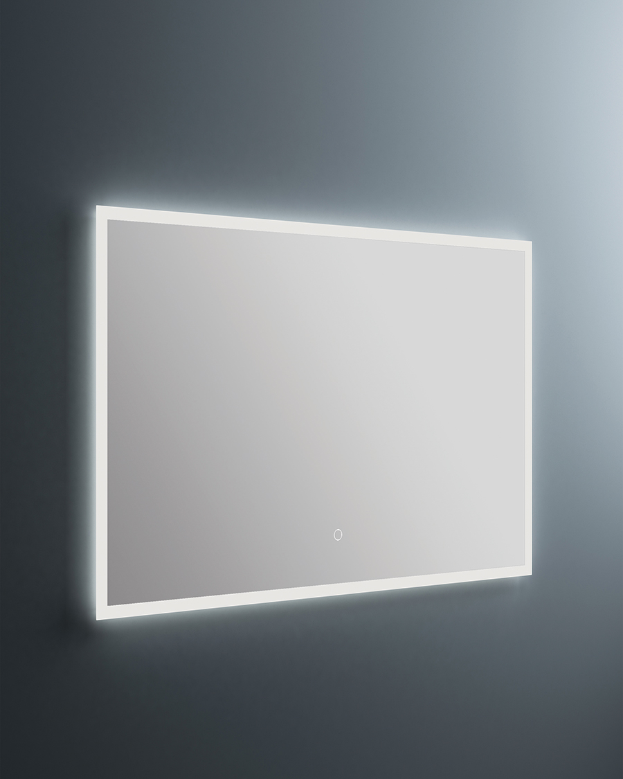 Idealaqua ogledalo s LED rasvjetom R, 60×60 cm