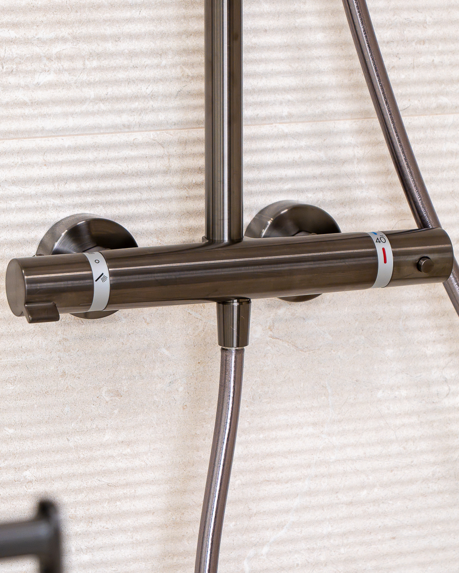 Hansgrohe tuš sistem termostatski Raindance select S 240, Brushed Black Chrome