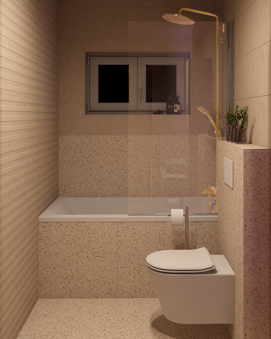 Idealaqua tuš stranica za kadu QP97, 115 cm