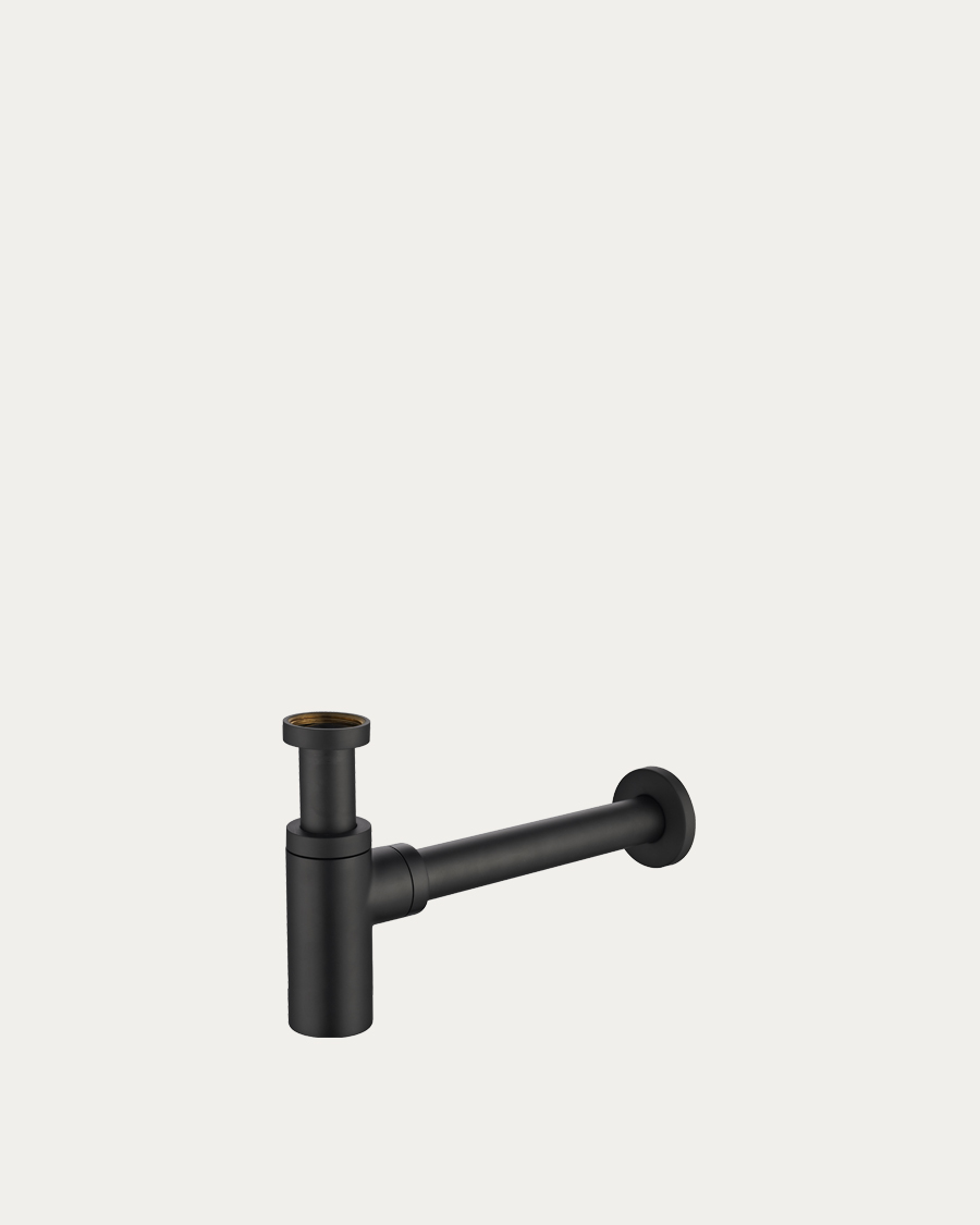 Idealaqua donji dio sifona, okrugli duži, crni