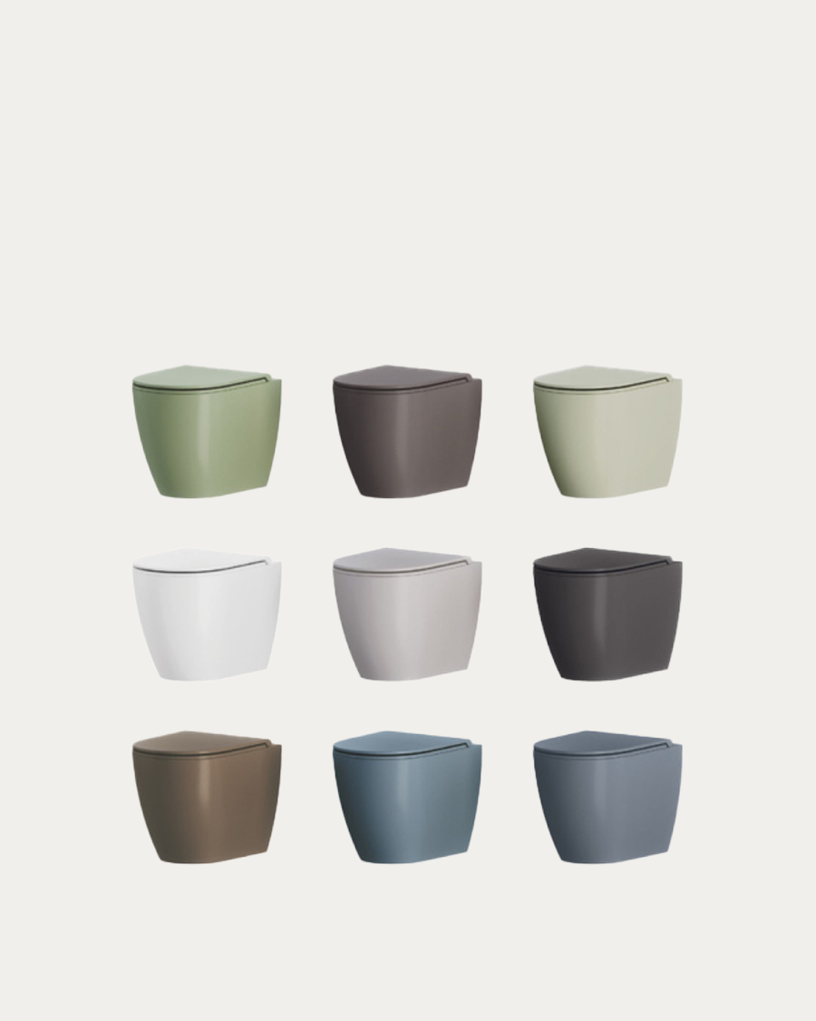 Azzurra toaletna daska Comoda Nero, soft close