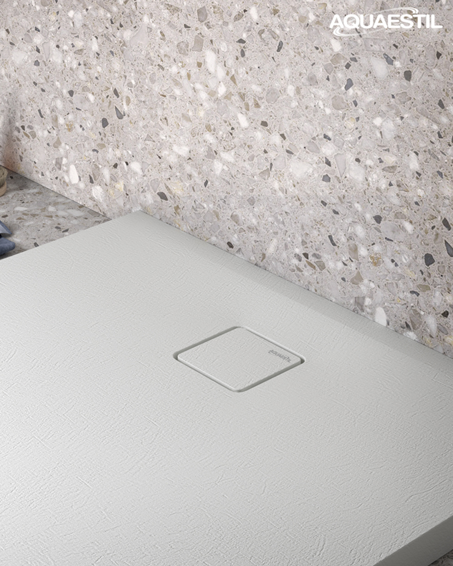 Aquaestil tuš kada pravokutna Stone Deluxe, 120×80 cm