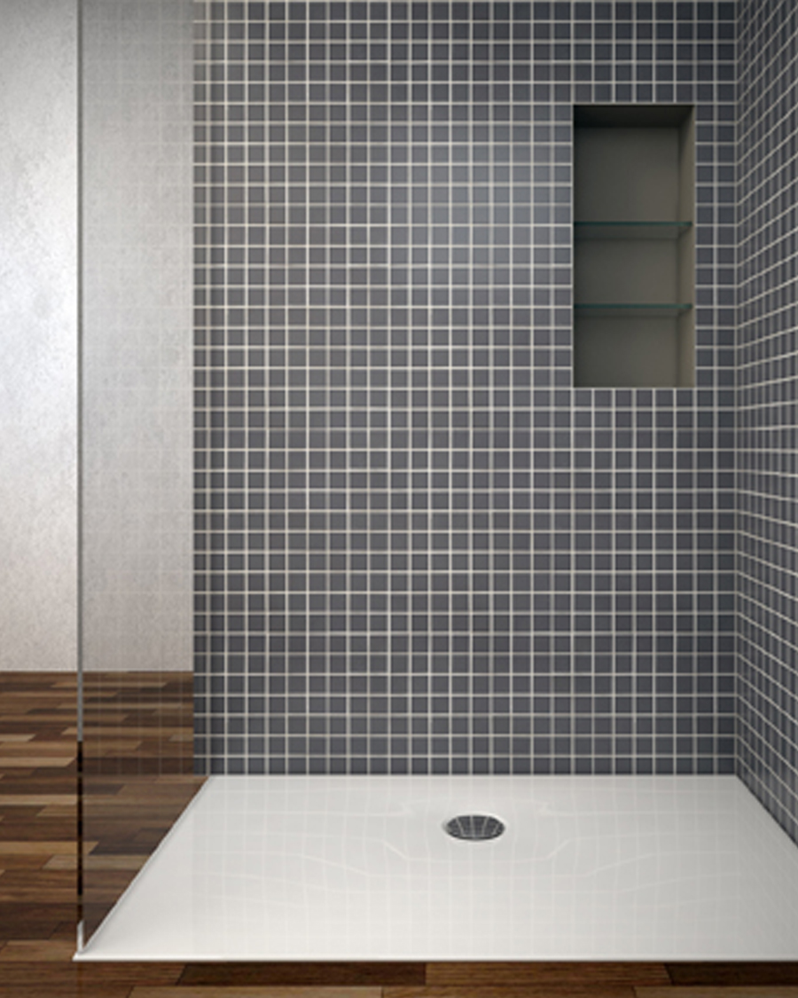 Aquaestil tuš kada pravokutna Tempo, 90×80 cm