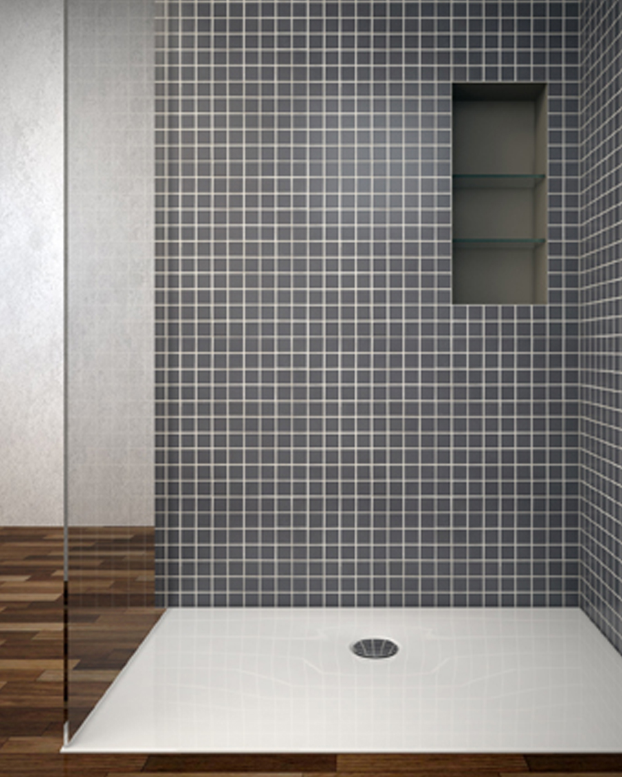 Aquaestil tuš kada pravokutna Tempo, 150×80 cm