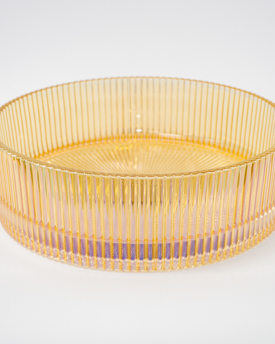 Idealaqua umivaonik nadgradni na ploču HK Glass 36, zlatni, sa gornjim dijelom sifona