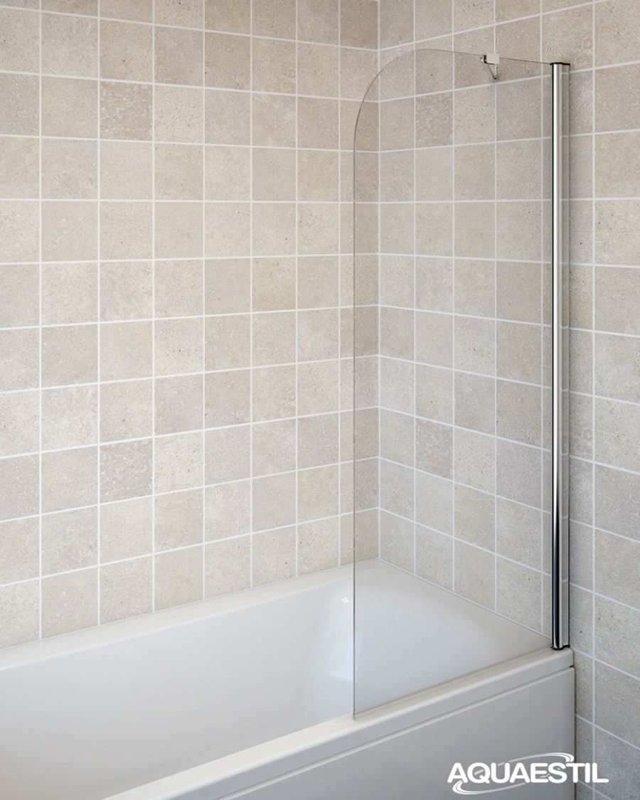 Aquaestil tuš stranica za kadu Beta I, krom prozirno