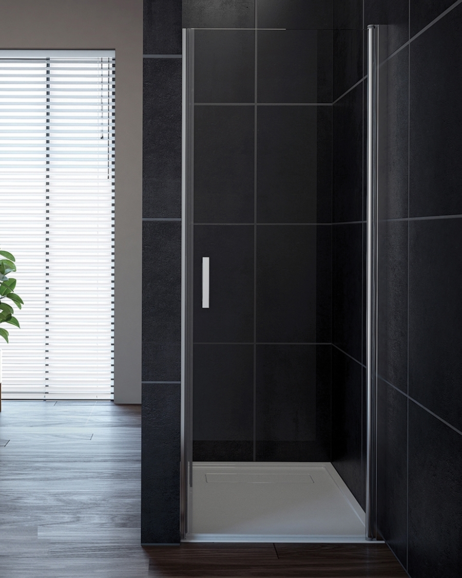 Aquaestil tuš vrata Oasis D, 90 cm, jednokrilna, krom/prozirno, desna