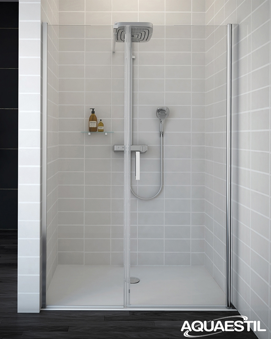 Aquaestil tuš vrata Mars D, 120 cm, jednokrilna, krom/prozirno